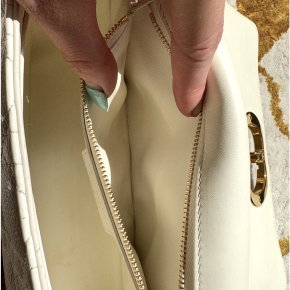 Authentic Medium Dior Ivory Caro Bag - Picture 14 of 16